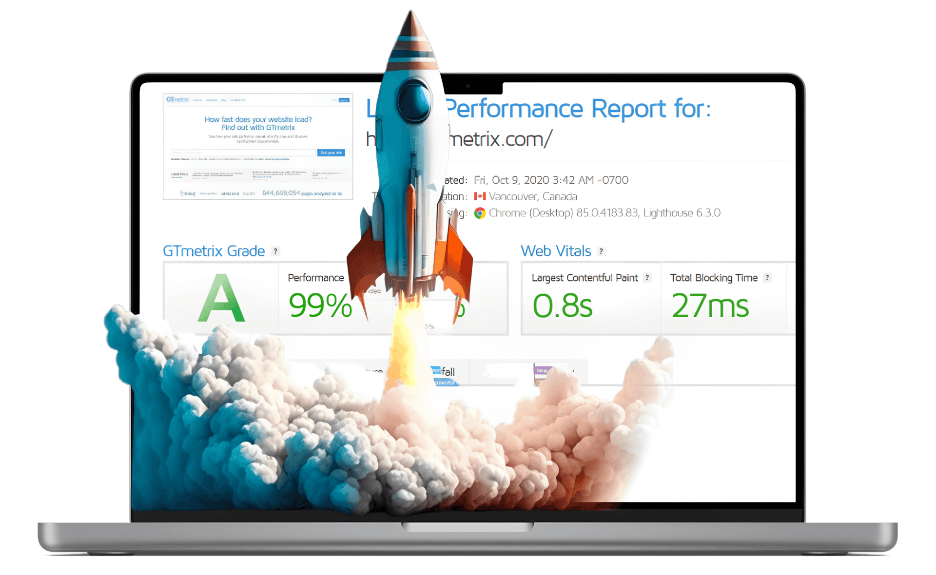 Site Rápido e Otimizado